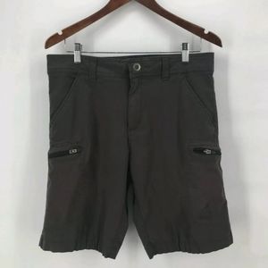 Gerry Cargo Shorts Gray Nylon Stretch Zip pockets